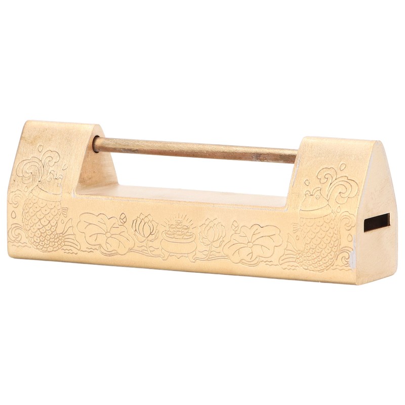 Antique Style Padlock 5cm Spacing Horizontal Lock with Key for