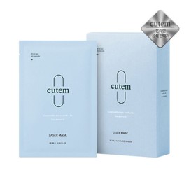 Q-TEM Laser Mask Set 28ml 10ea Moisture Soothing Sensitive Skin Moist Skin / 큐템 레이저 마스크 세트 28ml 10ea 수분진정민감피부촉촉한피부