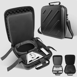 FRONET Travel Case for Starlink Mini – Waterproof Hard Shell Bag with Kickstand & Cable Organizer, Shockproof EVA Storage for Starlink Mini Accessories – Ideal for Camping, Outdoor & Road Trips