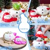 Jar Resin Molds with Lid Snowman Shape Silicone Mold for