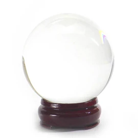 水晶玉 人工水晶 人工水晶玉 台座 人工 （溶錬） 水晶玉 80mm