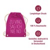 Shirtracer - Gym Bag Backpack - Sayings Statement with Saying