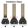 OVERSTEP Watch Band for Garmin Fenix 9/8 47mm/Fenix 7/Fenix 6/Fenix