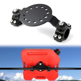 Mantt Fuel Oil Gas Can Holder Mount for 1.75 inch 2 Inch Roll Cage Bar Tube CNC Storage Oil Water Tank Mounting Holder Compatible with UTV ATV SUV Off Road Car with 1.75 or 2 Inch Round Bar