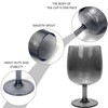 Yalin Set of 6 Unbreakable 12 oz Acrylic Plastic Wine