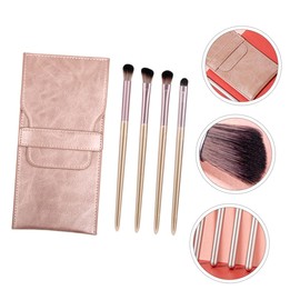 NOLITOY 1 4pcs Eye Makeup Brushes Eye Shade Brush Exfoliating Body Scrub Grooming Kit Cosmetic Tool Makeup Brush Kit Highlighter Brush Blending Eyeshadow Brush Mini Brush Plastic Pink