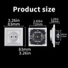 Wall Socket Flush Mount Standard Socket Wall Socket Indoor 250V