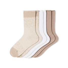 HUE Women's Jeans Sock (Pack of 3), Border Leo Pack, One Size