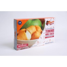 Miranda Deliciosa Tequeños Gourmet DOUBLE CHEESE stick pre-cooked. Thinner dough and extra cheese. Party size. DOBLE QUESO precocinado. Ready to heat. 1 Box, 12 units