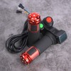 1 Pair Universal LED Voltage Display Twist Throttle for 12‑99V