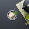 Stainless Steel Tea Bag Coasters, Round Mini Tray for Tea