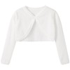 pureborn Toddler Girls Cardigan Little Girls' Long Sleeve Bolero Shrug