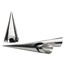 IBILI Cream Horn (6/Blister), Stainless Steel, Metallic, 30 x 3.5 x 11 cm