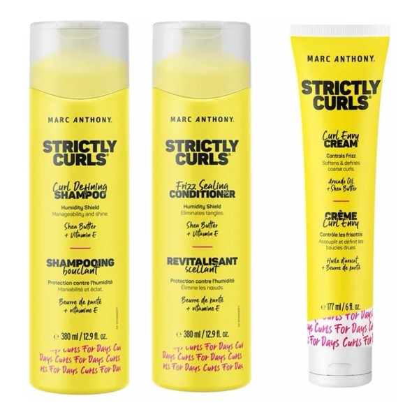 3pack - Strictly Curls Shampoo, Acondicionador Y Curl Envy Perfect