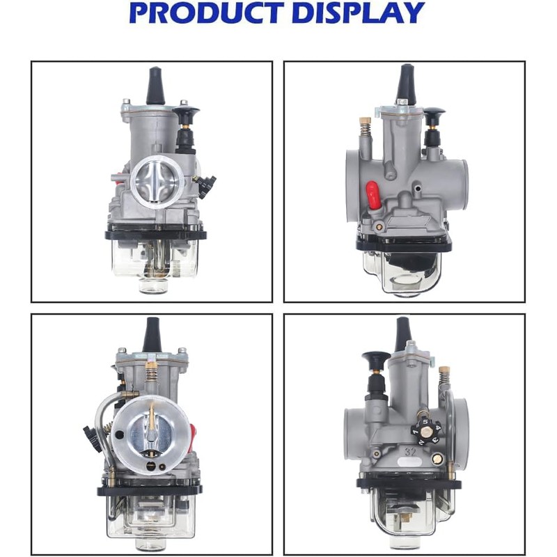 Universal Motorcycle Racing Carburetor PWK 32MM,Fit for 2T 4T Engine