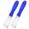 Putty Knife, 2 PCS 2 Inch Carbon Steel Scraper, Plastic