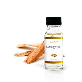 YANCY Sandalwood Luxury Collection Fragrance Oil (1/2 oz), Smooth Woody Scent, Ideal for Diffusers, Oil Burners & Aroma Lamps, Calming Fragrance for a Centered Space