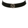 Alpenflüstern Traditional Velvet Choker Necklace, Deer – Costume Necklace, Close-fitting