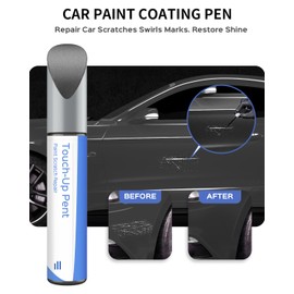 PARTS4EV UJ Sterling Gray Metallic Touch Up Paint Compatible with Ford Exact Match–Chips and Nicks Touch Up
