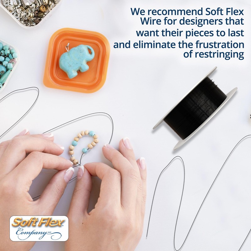 Soft Flex Kink Resistant Beading Wire - Very Fine 0.10