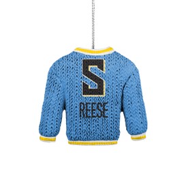 FOCO - Women's Basketball Holiday Sweater Resin Xmas Christmas Tree Hanging Ornament (Chicago Sky Angel Reese)