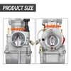 JUUDDENPARTS 34MM Power Jet Carburetor, Motorcycle Carburetor Carburettor for 2/4