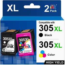 Starink Remanufactured Compatible for HP 302XL 302 XL Printer cartridges for HP Envy 4520 4525 4524 4527 HP Officejet 3833 4658 3834 3830 3831 HP Deskjet 3630 2130 3636 1110 3633(Black/Colour)