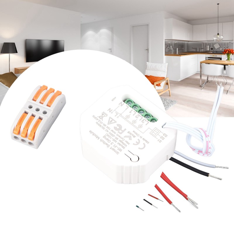 Smart Light Switch Module WiFi Home Light Switch Control 3