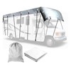 HFKJway Rv Covers for Roof Only 210D Oxford Cloth Rv