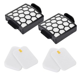 2 Set Foam & Felt Filters + 2 HEPA Filter Kit Replaces for Shark Vacuum CU50WM, NV150, NV150C, NV151, NV151​CA, NV151NP, NV251, NV255, ZU51, ZU60, ZU62, ZU62C, ZU62NP