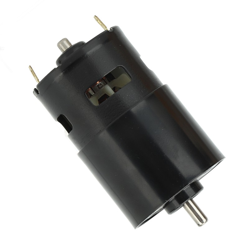 High Torsion DC Motor 12000RPM Round Shaft Fast Speed Red