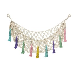 fancypost Large Stuffed Animal Net Or Hammock for Plush Toys ，Wall Hanging Plushie Net Stuffed Animals Holder， Stuffed Animal Storage Display Ideas，Space Saver Toy Hammock Room Decor