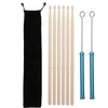 Drum Stick Brush Set Jazz Retractable Metal Wire 5A Rod