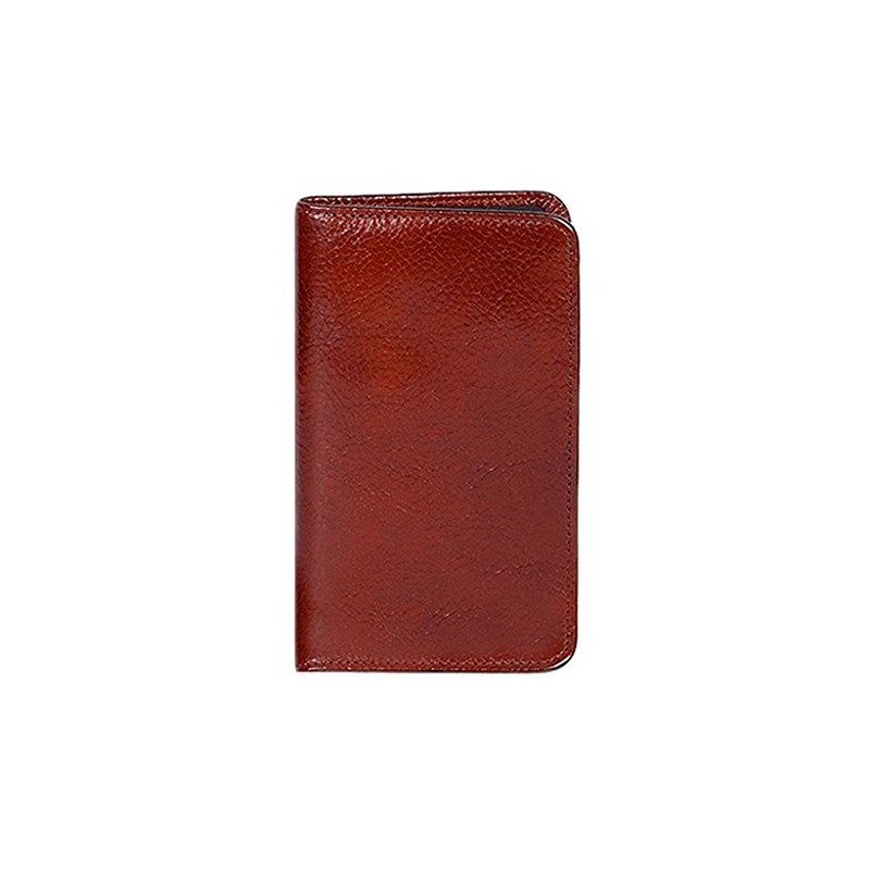 Scully Western Planner Italian Leather Pocket Mahogany 1008-06