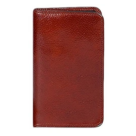 Scully Western Planner Italian Leather Pocket Mahogany 1008-06