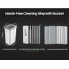 JOYMOOP Mop and Bucket with Wringer Set, Hands Free Flat