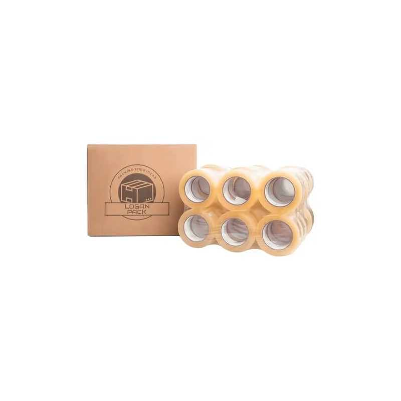 Logan Pack Cinta Adhesiva Transparente, 48mm X 150m, Pack 36