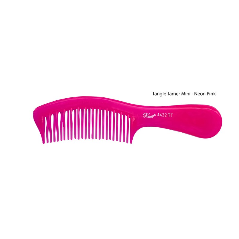 Krest Teal Tangle Tamer Curved Tooth Comb