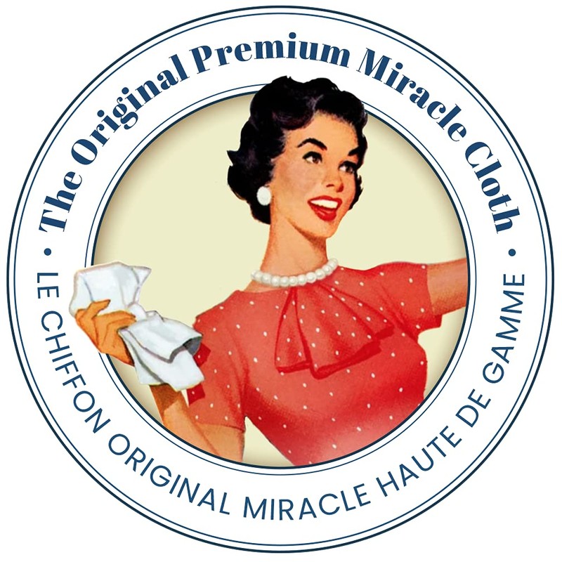 Jude's Miracle Cloth Eco-8-Pack, Premium Microfiber Cleaning Cloths - Chemical-Free