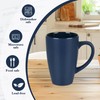 BYCNZB 20oz Extra Large Ceramic Tall Coffee Mugs Set for