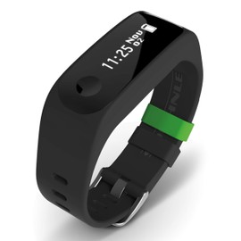 Soehnle Fitnesstracker Fit Connect mit Bluetooth-Anbindung, Fitnessarmband mit bis zu 10 Tagen Laufzeit zählt Schritte und Kalorienverbrauch, Fitness Armbanduhr mit Schlafanalyse