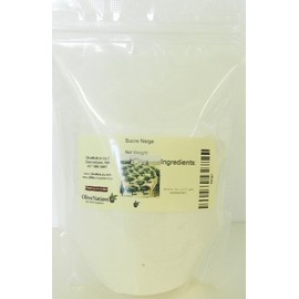 Snow White Non-Melting Topping Sugar, OliveNation Sucre Neige Non-Melting Powdered Sugar, No Melt Snow Sugar - 80 ounces