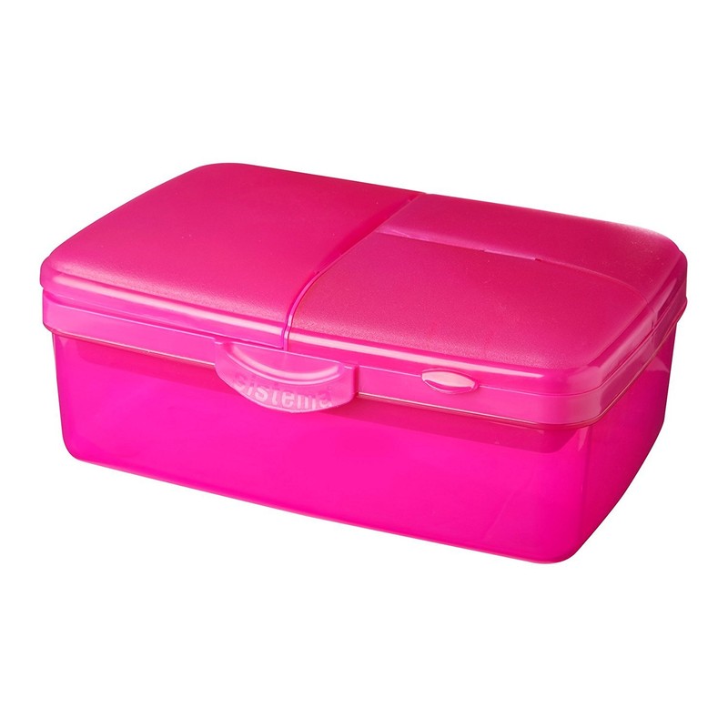 Sistema Lunch Slimline Quaddie, 1.5 L - Pink