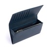 Milagro SL-CD-2925 Kip Leather Double Stitched Long Wallet (Men's Wallet,