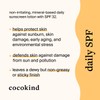 Cocokind Daily SPF, Mineral Face Sunscreen with Zinc Oxide, SPF