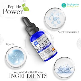 Skin Perfection Eyeseryl Anti-Aging Serum Booster for Puffy Eye Bags | Reduce Puffiness | Tighten and Firm Under-Eye Slackness | Make Any Eye Cream More Effective | Acetyl Tetrapeptide-5