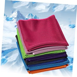 BESPORTBLE 2pcs Quick Dry Microfiber Cooling Towel for Fitness Sports and Outdoor Activities Absorbent Lightweight and Breathable for Running Yoga Camping and Gym Use Orange