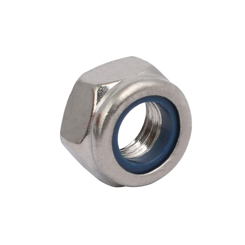 sourcing map Left Hand Locking Nuts 304 Stainless Steel Metric