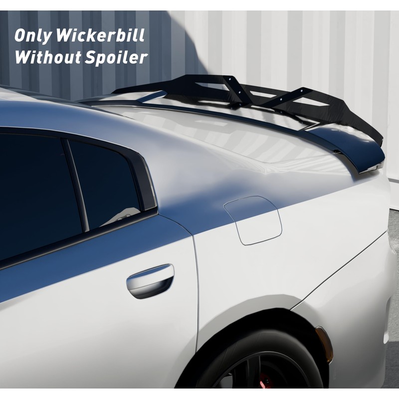 Only Wickerbill Gurney Flap Extension for Dodge Charger SRT Hellcat