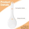 Giantree 2 Pcs Plastic Rice Paddle, White Rice Spoon Non-Stick